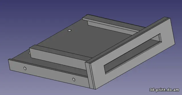 3D-модель "SSD/HDD адаптер 3.5" на переднюю панель"