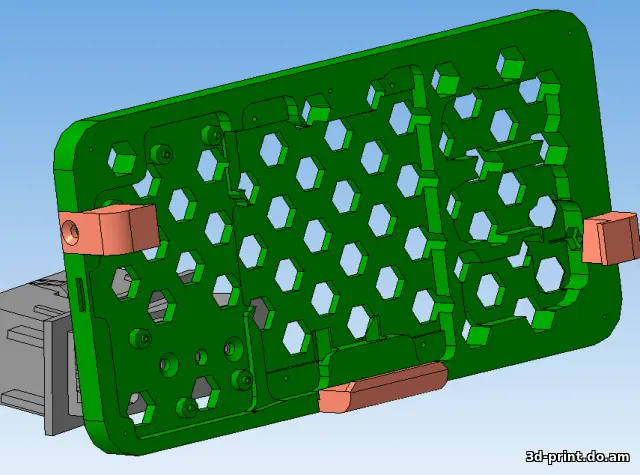 3D-модель "Держатель для Google Nexus 5 в Ford Fusion"