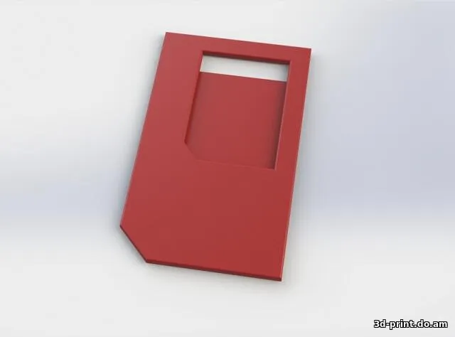 3D-модель "Адаптер для SIM-карты телефона" 3D-модель "Адаптер для SIM-карты телефона"