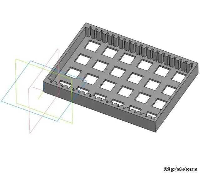 3D-модель "Простейшая подставка под ноутбучную ОЗУ"