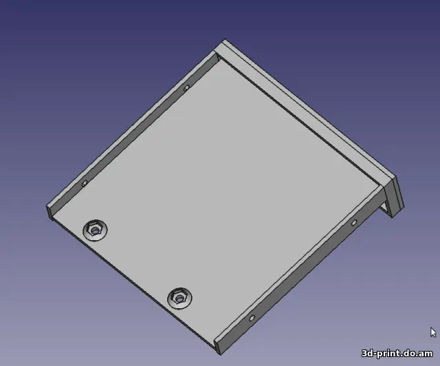 3D-модель "SSD/HDD адаптер 3.5" на переднюю панель"