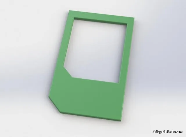3D-модель "Адаптер для SIM-карты телефона"