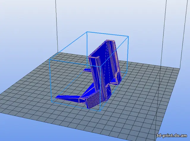 3D-модель "Подставка под телефон в машину в сд слот"