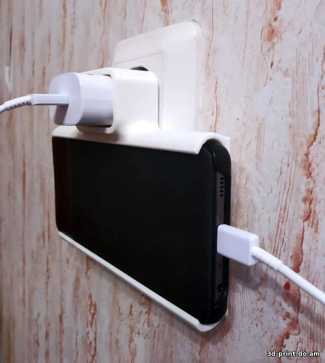 3D-модель "Держатель телефона на розетку"