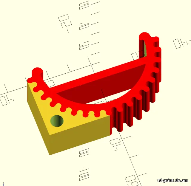 3D-модель "Держатель телефона Шестеренка"