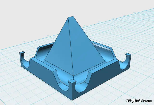 3D-модель "Настольная подставка для смартфона (4 разных угла наклона)"
