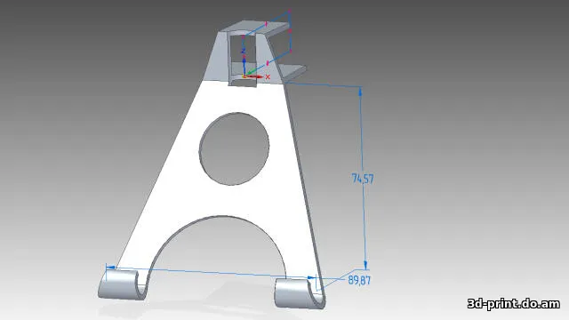 3D-модель "Держатель для телефона на кухню"