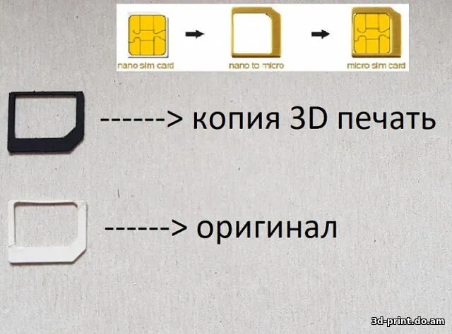 3D-модель "Micro SIM Adapter"
