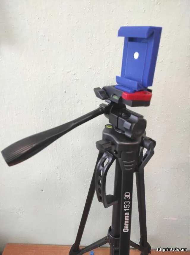 3D-модель "Держатель для телефона на штатив Gamma 153 3D (Фирма HAMA)"
