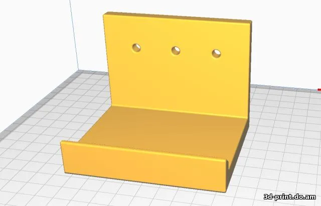 3D-модель "Универсальный держатель для Смартфона или Планшета.На Стол или Стену.Размеры 90х76х70 мм"