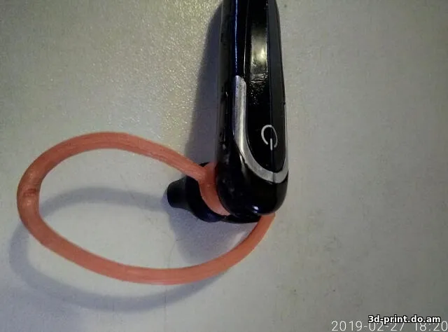 3D-модель "Заушник для BT гарнитуры"