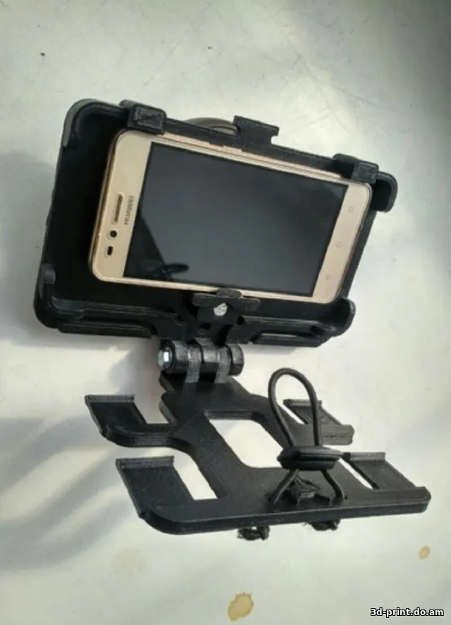 3D-модель "Нагрудный кредл для телефона страйкболиста"