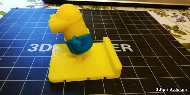 3D-модель "Подставка для телефона Миньон" 3D-модель "Подставка для телефона Миньон"