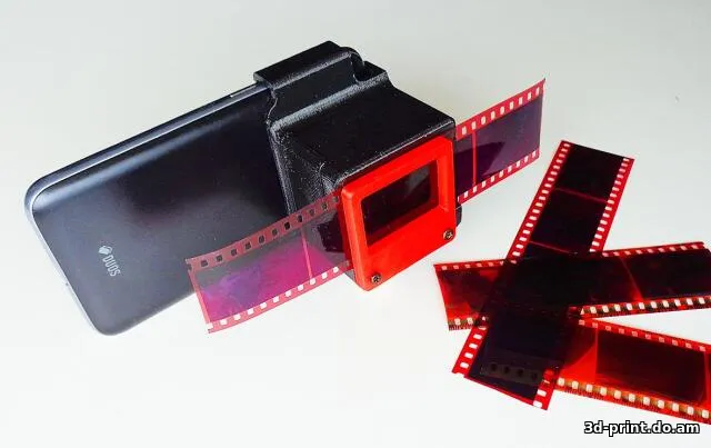 3D-модель "Сканер фотонегативов на смартфон SAMSUNG Galaxy J1"