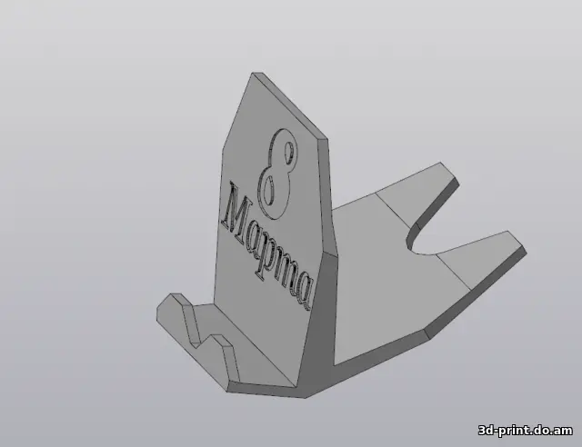 3D-модель "Подставка для телефона 8 марта"
