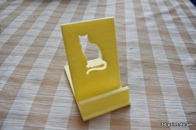 3D-модель "Подставка под телефон Котик"