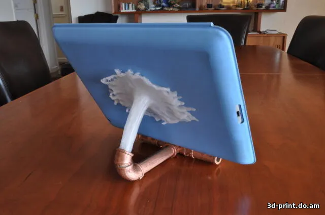 3D-модель "Подставка для планшета - труба" 3D-модель "Подставка для планшета - труба"