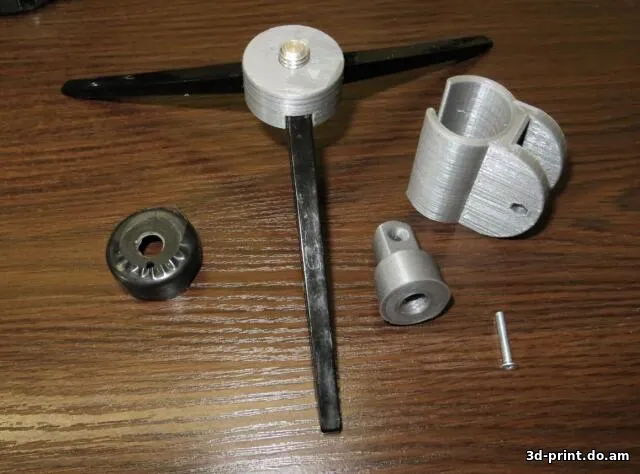 3D-модель "Держатель микрофона - диаметр 1 дюйм"