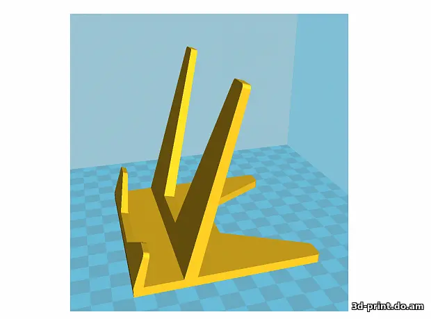 3D-модель "Простая подтавка для планшета"