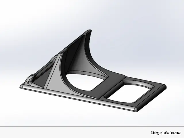 3D-модель "Подставка для планшета (облегчённая)" 3D-модель "Подставка для планшета (облегчённая)"