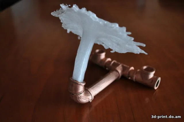 3D-модель "Подставка для планшета - труба"