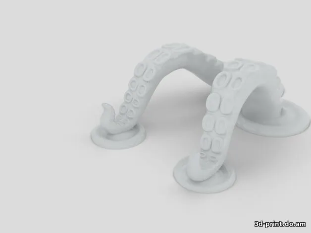 3D-модель "Подставка-осьминог для планшета"