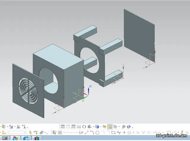 3D-модель "Аудио колонка" 3D-модель "Аудио колонка"