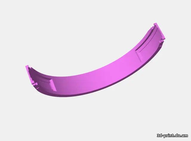 3D-модель "Душка на Наушники Bluedio T2 150 мм"