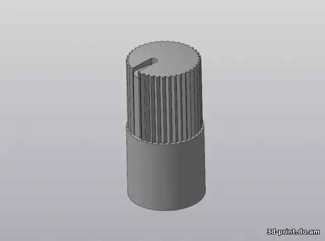 3D-модель "Ручка потенциометра автоусилителя Blaupunkt"