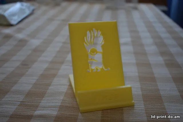 3D-модель "Подставка под телефон Злой Миньон"