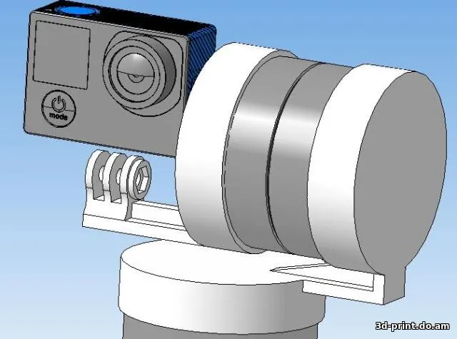 3D-модель "2-х осевой подвес для съемки таймлапса"