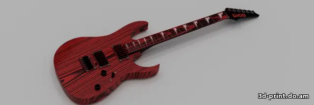 3D-модель "Модель Гитары Ibanez GIO"