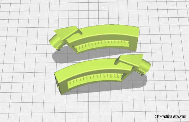 3D-модель "Дужка для наушников Technics RP-F300"