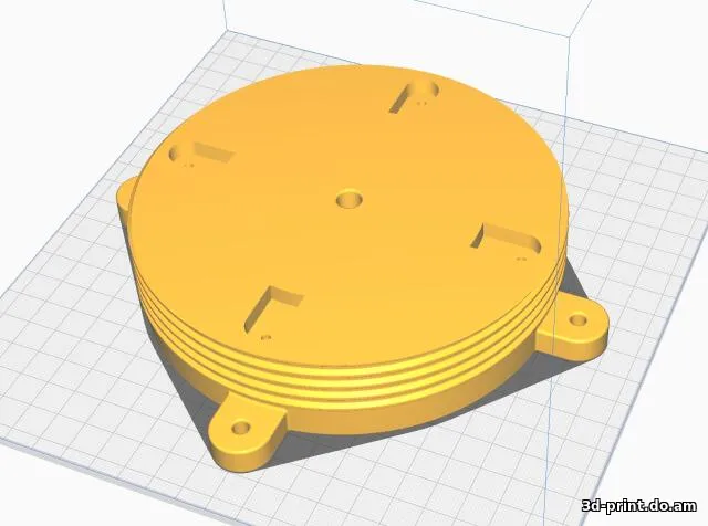 3D-модель "Переменный Конденсатор (КПЕ) (Конденсатор Переменной Емкости)"