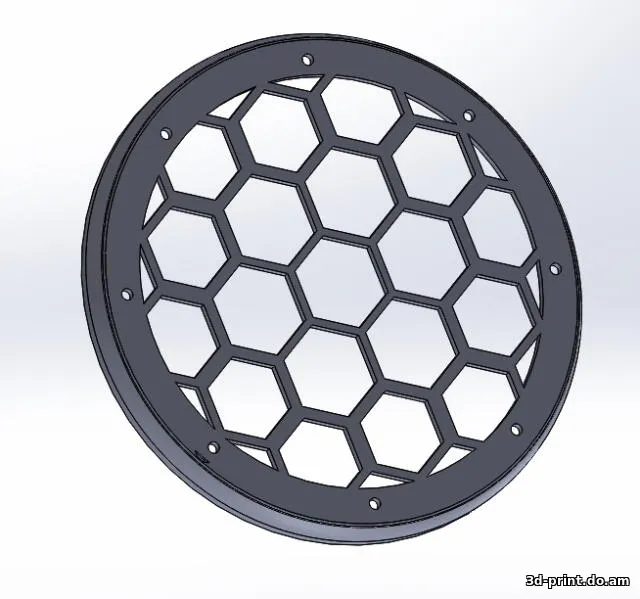 3D-модель "Гриль для динамика,решётка защитная аудио"