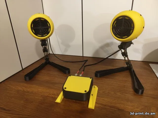 3D-модель "Стационарные Bluetooth-колонки. "ТУРБИНА""