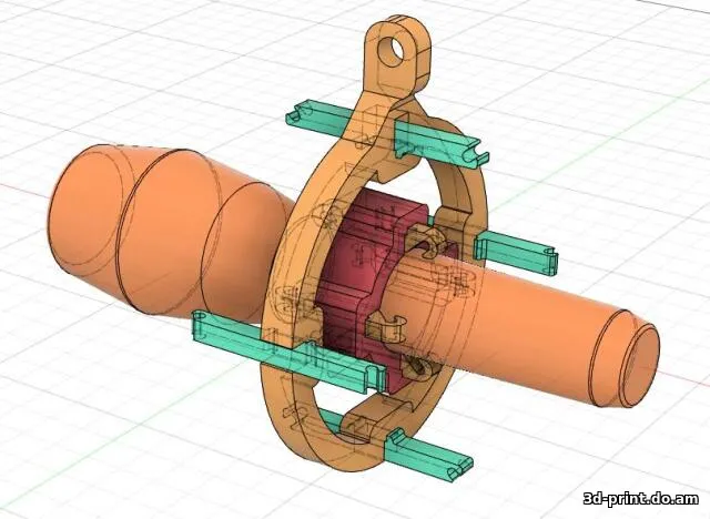 3D-модель "Shock Mount (Паук) для микрофона"
