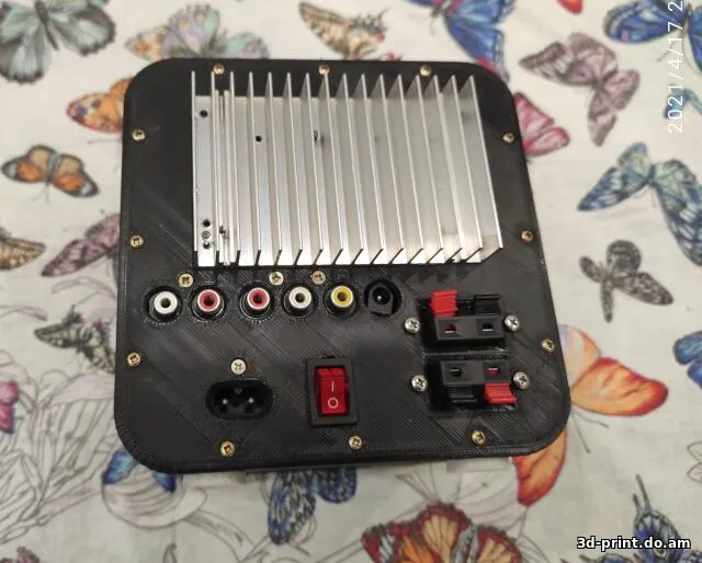 3D-модель "Мини музыкальный центр с воспроизведением видео файлов"