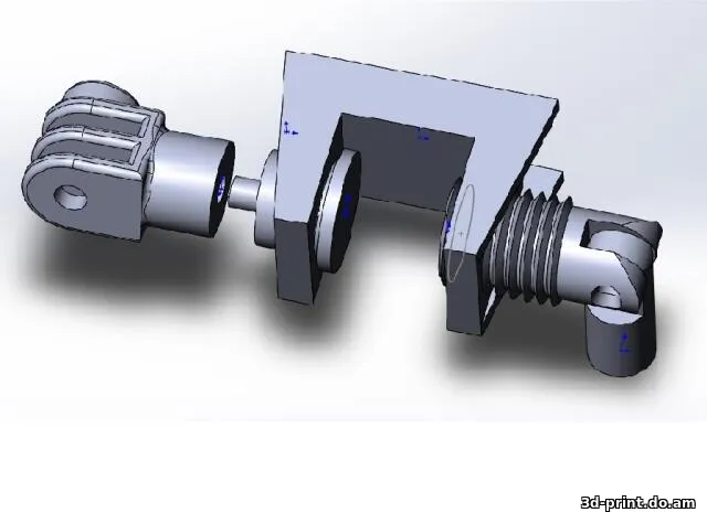 3D-модель "Крепление для экшн камер на Музыкальные инструменты и не только"