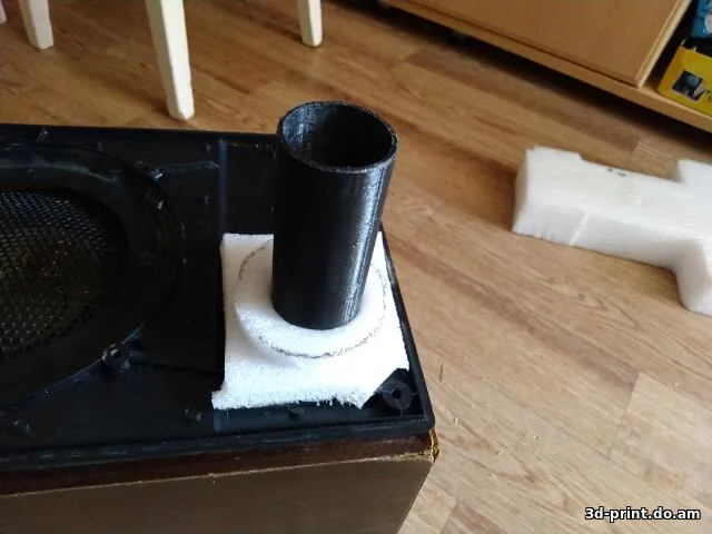 3D-модель "Труба фазоинвертора для колонок Radiotehnika s30"