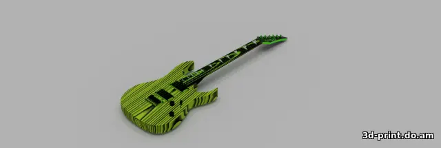 3D-модель "Модель Гитары Ibanez GIO"