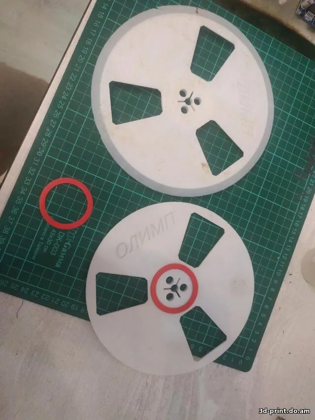 3D-модель "Бобины (катушки) для катушечного магнитофона"