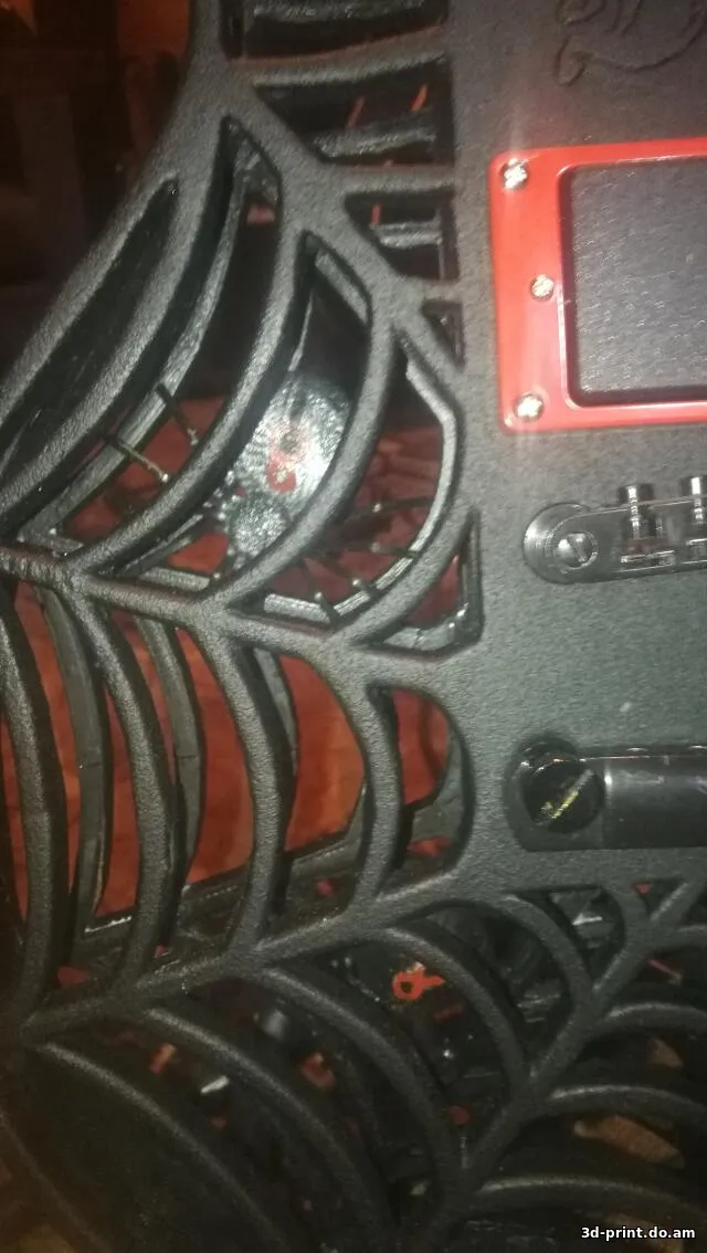 3D-модель "Гитара "Паук" Синглкат"