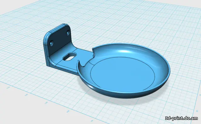 3D-модель "Настенное крепление ВК Капсула мини"