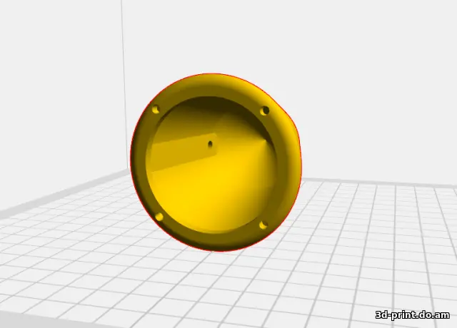 3D-модель "Корпус для твитера AMP NEO TW20 Размер 5.3 см"