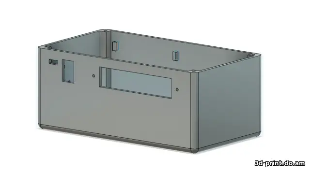 3D-модель "Корпус колонки + крышка"