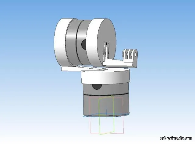 3D-модель "2-х осевой подвес для съемки таймлапса"