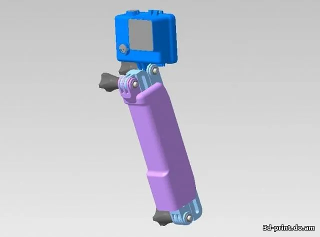 3D-модель "Складной монопод (селфи-палка) для GoPro"
