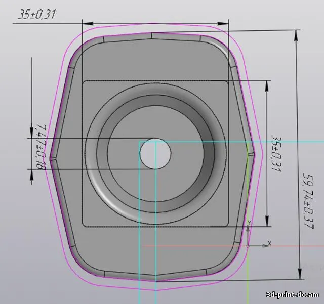3D-модель "Быстросъемные крепления для камер 2 видов"