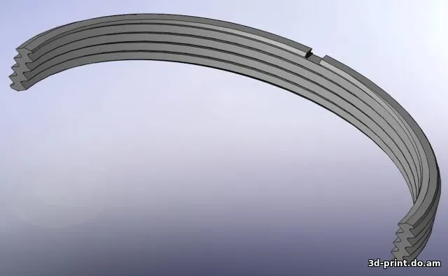 3D-модель "Переходник для фотообъективов М39 - М42"